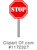 Stop Sign Clipart #1172327 by Hit Toon