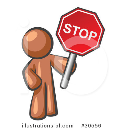 Stop Sign Clipart #30556 by Leo Blanchette