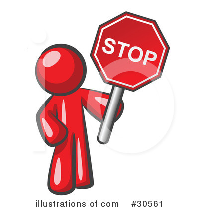 Stop Sign Clipart #30561 by Leo Blanchette