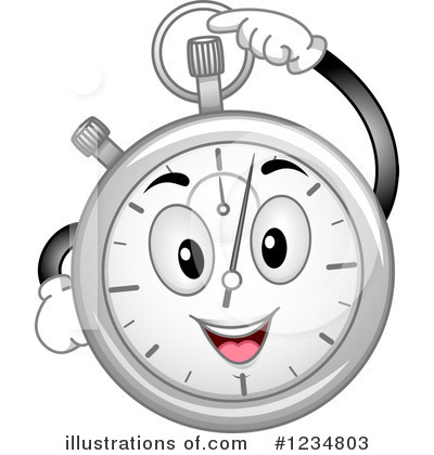 Royalty-Free (RF) Stopwatch Clipart Illustration by BNP Design Studio - Stock Sample #1234803