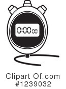 Stopwatch Clipart #1239032 by Lal Perera