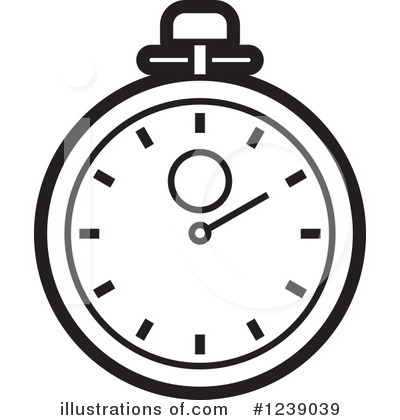 Stopwatch Clipart #1239039 by Lal Perera