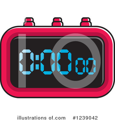 Royalty-Free (RF) Stopwatch Clipart Illustration by Lal Perera - Stock Sample #1239042