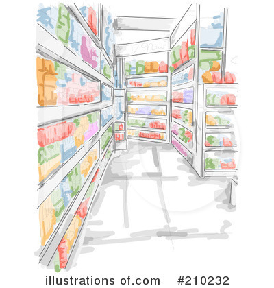 Shelves Clipart #210232 by BNP Design Studio