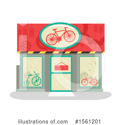 Royalty-Free (RF) Store Front Clipart Illustration by BNP Design Studio - Stock Sample #1561201