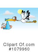 Stork Clipart #1079960 by Hit Toon
