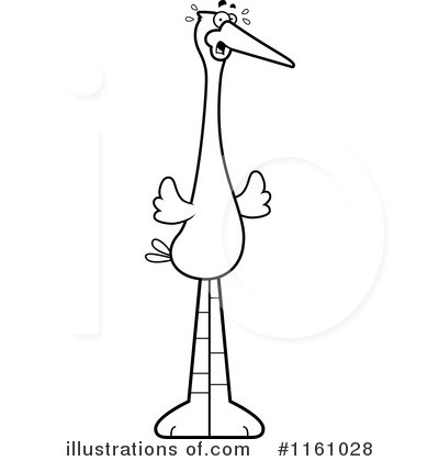 Stork Clipart #1161028 by Cory Thoman