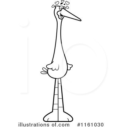 Royalty-Free (RF) Stork Clipart Illustration by Cory Thoman - Stock Sample #1161030