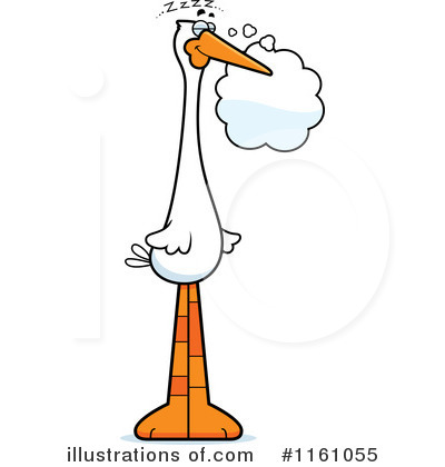 Royalty-Free (RF) Stork Clipart Illustration by Cory Thoman - Stock Sample #1161055