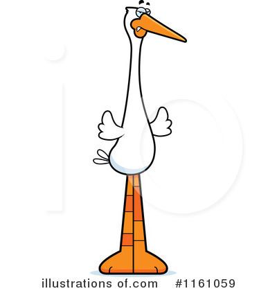 Royalty-Free (RF) Stork Clipart Illustration by Cory Thoman - Stock Sample #1161059