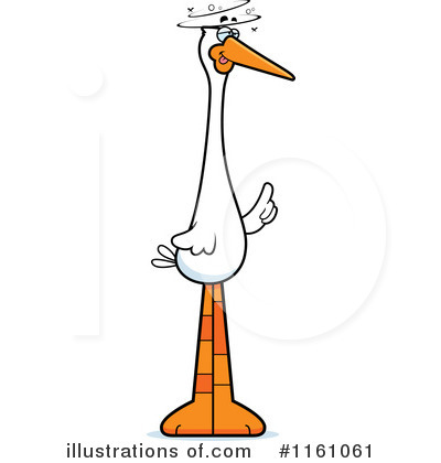 Royalty-Free (RF) Stork Clipart Illustration by Cory Thoman - Stock Sample #1161061