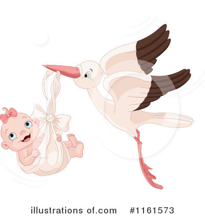 Royalty-Free (RF) Stork Clipart Illustration by Pushkin - Stock Sample #1161573