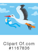 Stork Clipart #1167836 by Alex Bannykh