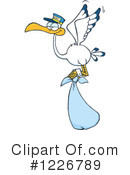 Stork Clipart #1226789 by Hit Toon