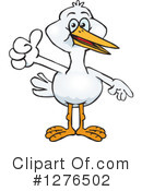 Stork Clipart #1276502 by Dennis Holmes Designs