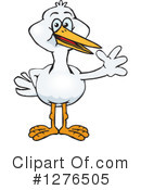 Stork Clipart #1276505 by Dennis Holmes Designs