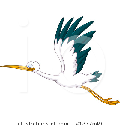 Royalty-Free (RF) Stork Clipart Illustration by yayayoyo - Stock Sample #1377549
