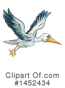 Stork Clipart #1452434 by AtStockIllustration