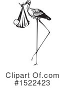 Stork Clipart #1522423 by xunantunich