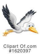 Stork Clipart #1620397 by AtStockIllustration