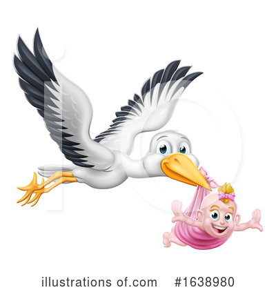 Royalty-Free (RF) Stork Clipart Illustration by AtStockIllustration - Stock Sample #1638980