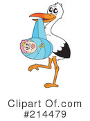 Stork Clipart #214479 by visekart