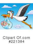 Stork Clipart #221384 by visekart