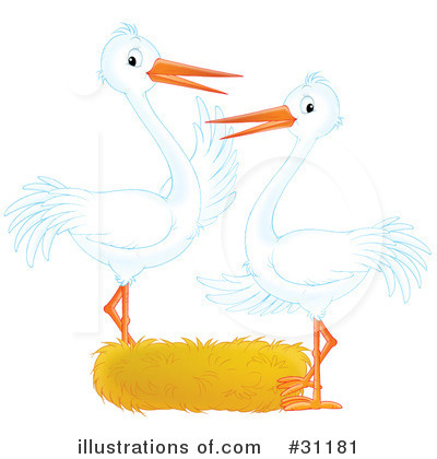 Royalty-Free (RF) Stork Clipart Illustration by Alex Bannykh - Stock Sample #31181