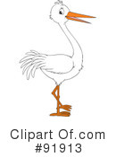 Stork Clipart #91913 by Alex Bannykh