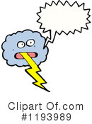 Storm Cloud Clipart #1193989 by lineartestpilot