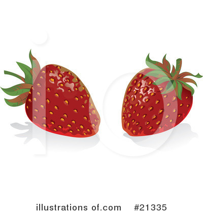 Royalty-Free (RF) Strawberries Clipart Illustration by Paulo Resende - Stock Sample #21335