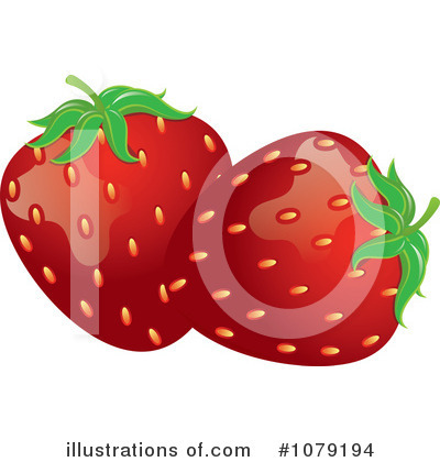 Strawberry Clipart #1079194 by Pams Clipart