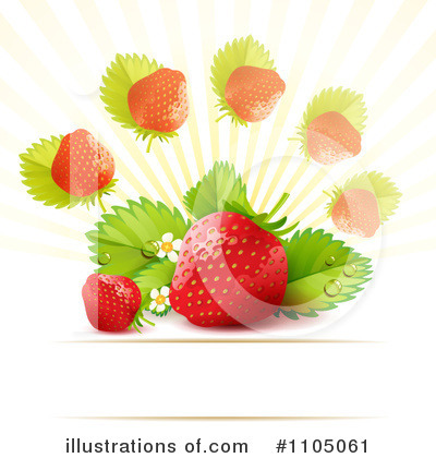 Strawberries Clipart #1105061 by merlinul