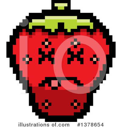 Royalty-Free (RF) Strawberry Clipart Illustration by Cory Thoman - Stock Sample #1378654