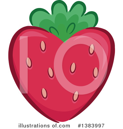 Royalty-Free (RF) Strawberry Clipart Illustration by BNP Design Studio - Stock Sample #1383997