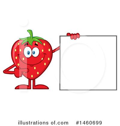 Royalty-Free (RF) Strawberry Clipart Illustration by Hit Toon - Stock Sample #1460699