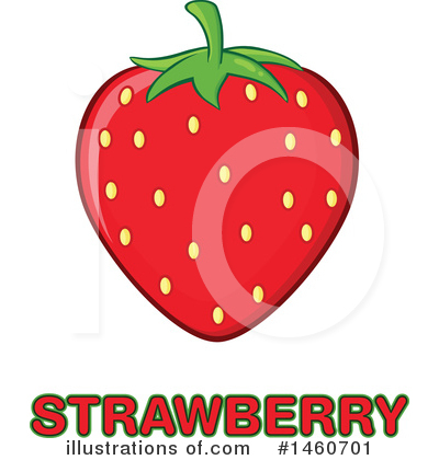 Royalty-Free (RF) Strawberry Clipart Illustration by Hit Toon - Stock Sample #1460701