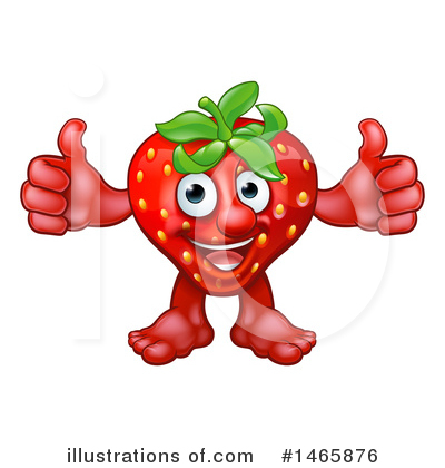 Royalty-Free (RF) Strawberry Clipart Illustration by AtStockIllustration - Stock Sample #1465876