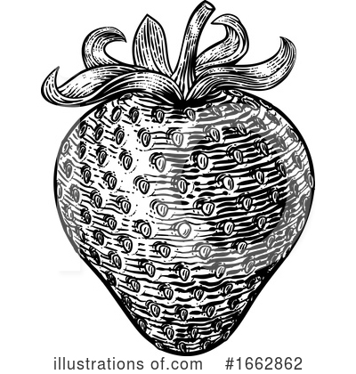 Royalty-Free (RF) Strawberry Clipart Illustration by AtStockIllustration - Stock Sample #1662862