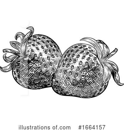 Royalty-Free (RF) Strawberry Clipart Illustration by AtStockIllustration - Stock Sample #1664157