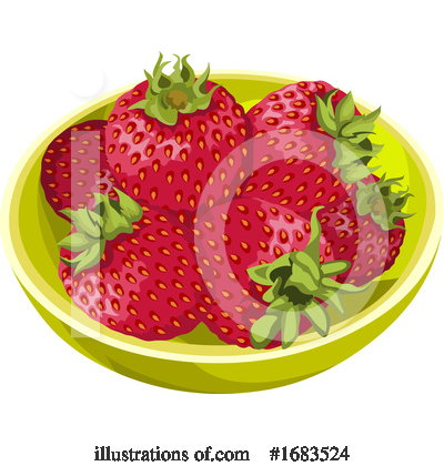 Royalty-Free (RF) Strawberry Clipart Illustration by Morphart Creations - Stock Sample #1683524