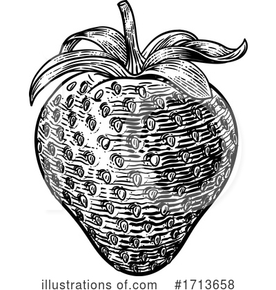 Royalty-Free (RF) Strawberry Clipart Illustration by AtStockIllustration - Stock Sample #1713658