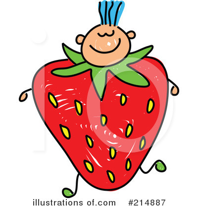 Royalty-Free (RF) Strawberry Clipart Illustration by Prawny - Stock Sample #214887