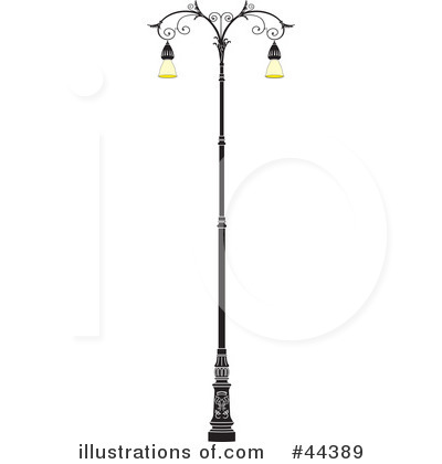 Street Lamp Clipart #44389 by Frisko