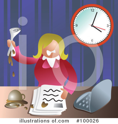 Royalty-Free (RF) Stress Clipart Illustration by Prawny - Stock Sample #100026