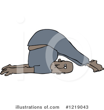 Royalty-Free (RF) Stretching Clipart Illustration by djart - Stock Sample #1219043