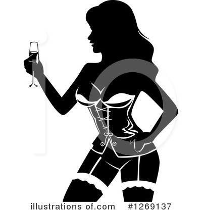 Royalty-Free (RF) Stripper Clipart Illustration by BNP Design Studio - Stock Sample #1269137