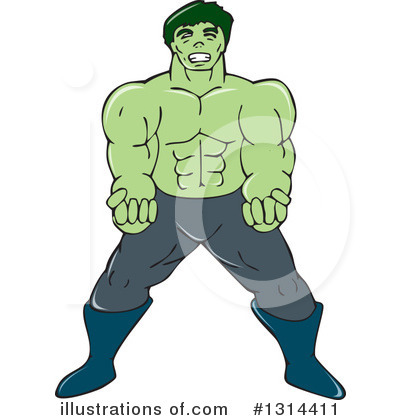 Green Man Clipart #1314411 by patrimonio