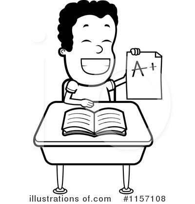 Royalty-Free (RF) Student Clipart Illustration by Cory Thoman - Stock Sample #1157108