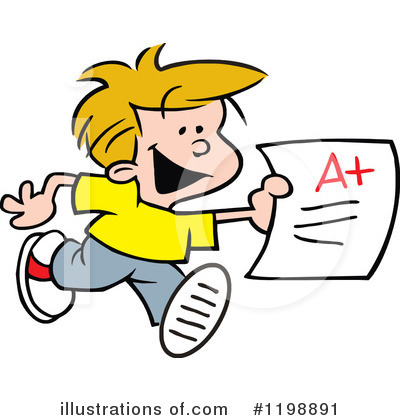 Report Card Clipart #1198891 by Johnny Sajem